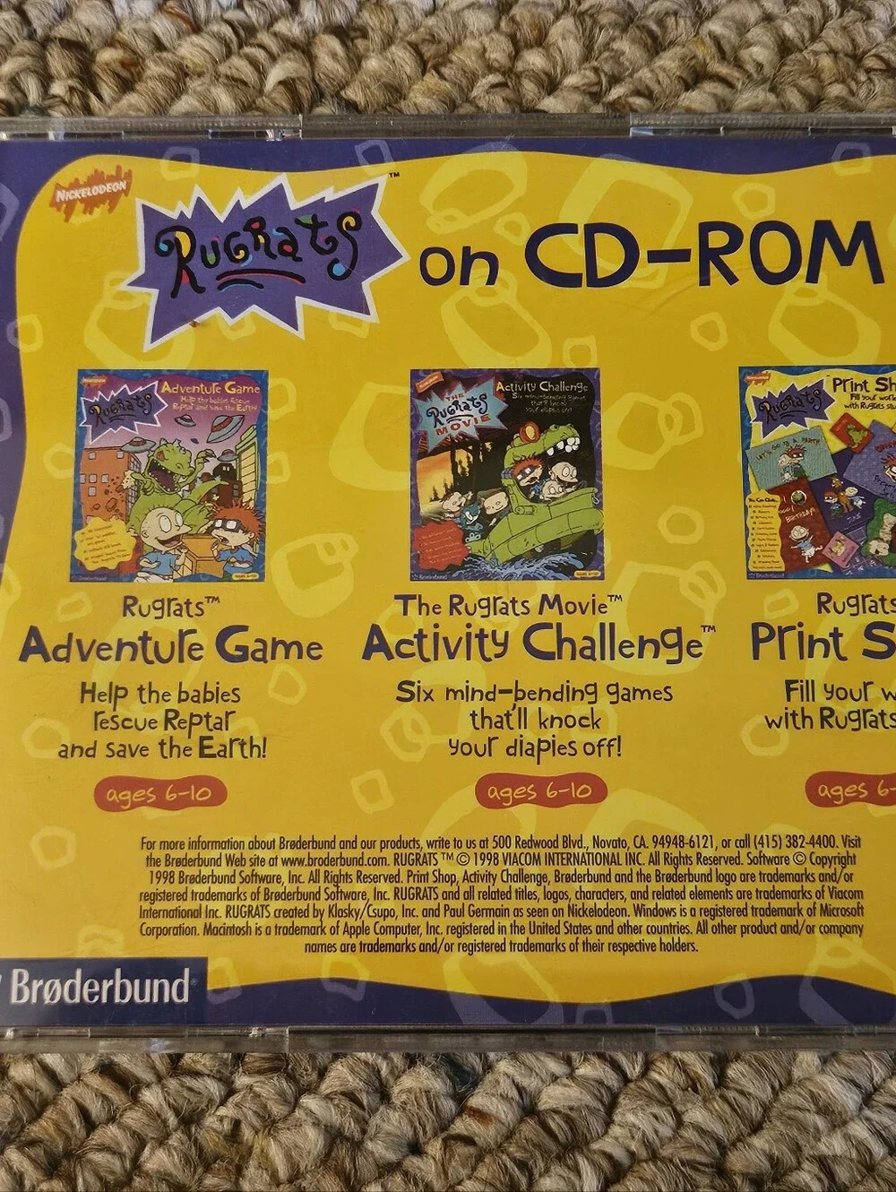 The Rugrats Activity Challenge PC Game